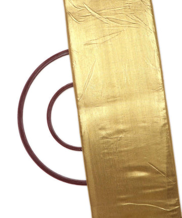 yellow golden colour plain shimmer fabric